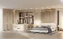 Beige Walk-in Closet in Textured UV Lacquer BLYJ23009